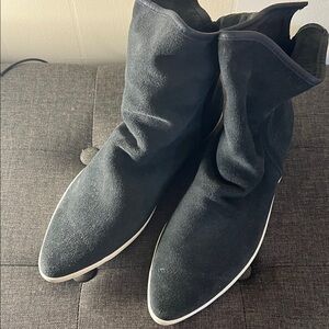 Sanuk Black Suede Boots